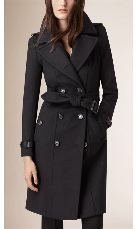 burberry black coat ebay|burberry trench coat women black.